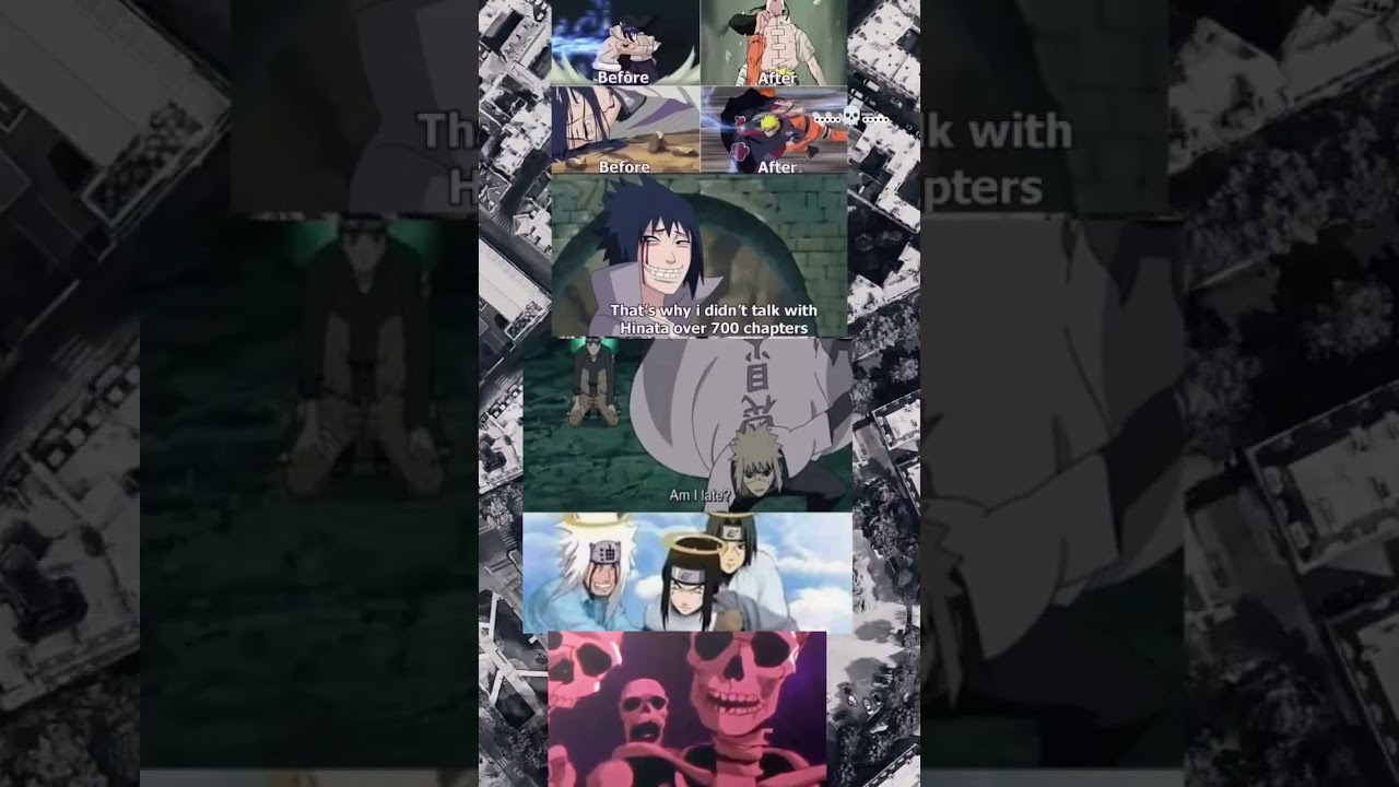 Reason why Sasuke didn't talk to hinata in Whole series 😂 #memes #funny #naruto #sasuke #hinata