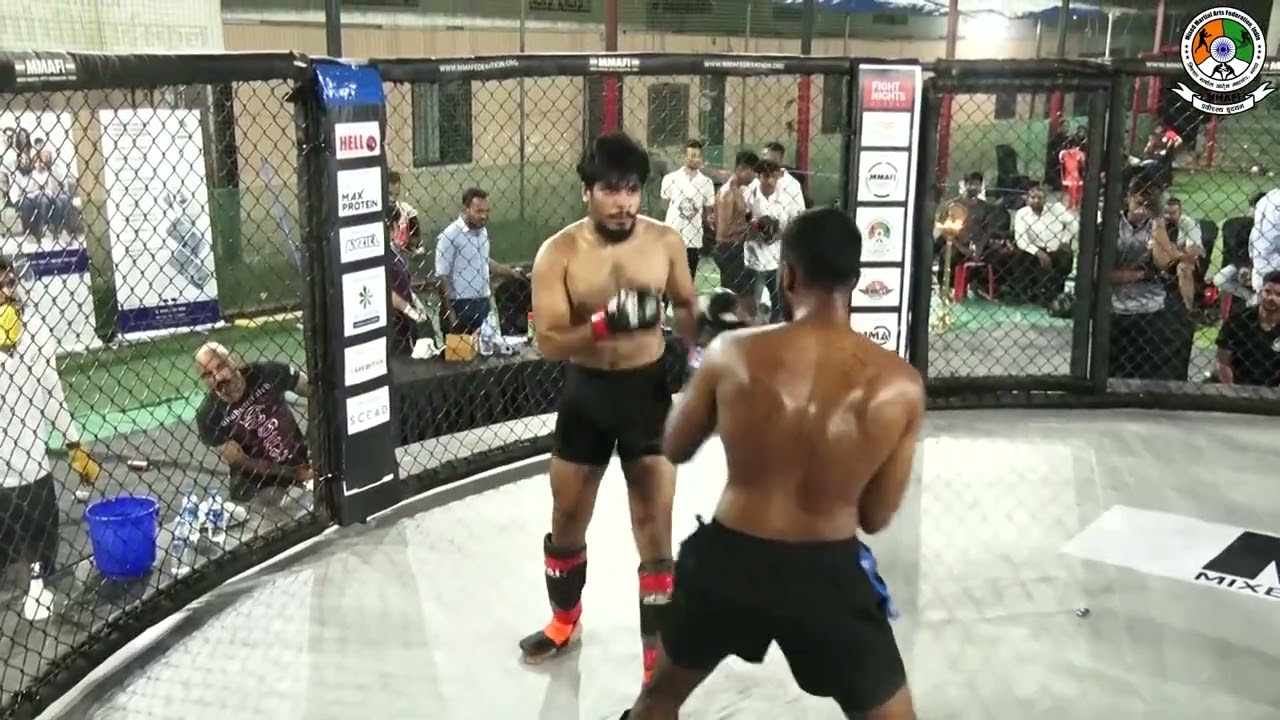 Yashraj Mishra Vs Akash Malgi National Federation MMA Championship, 2022 Mumbai.