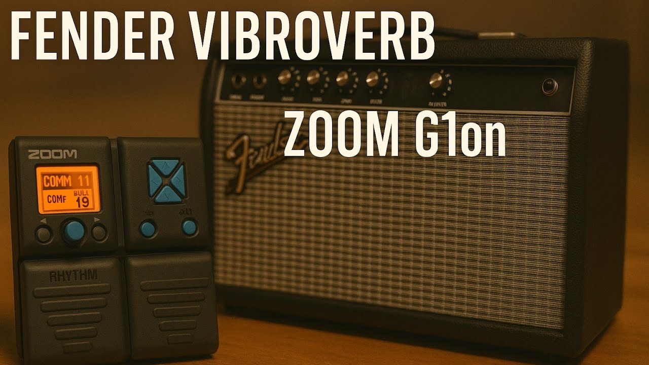 14 Presets Fender Vibro – Zoom G1on, MS50G, G3, G5 (PDF na Descrição)