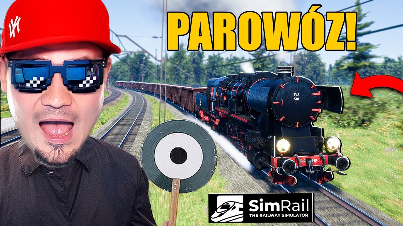 🚂 PROWADZĘ PAROWÓZ w POLSCE! | Simrail Parowóz
