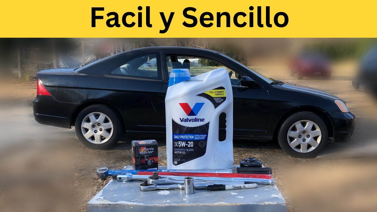Como Hacer un Cambio de Aceite a un Carro. Trucos y Consejos 2001 Honda Civic EX