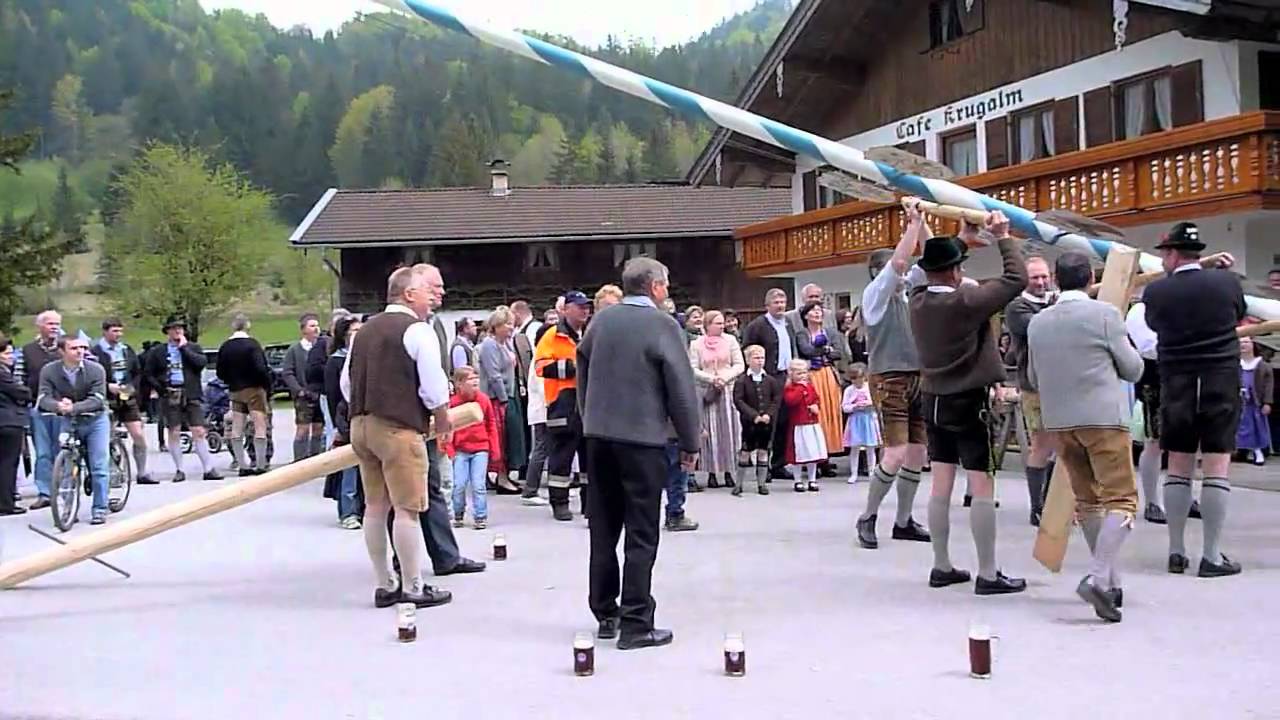 Emotion Film - Fischbachau Musikkapelle Maibaumaufstellen 2011 Hofbräu München Krugalm 15.00 min