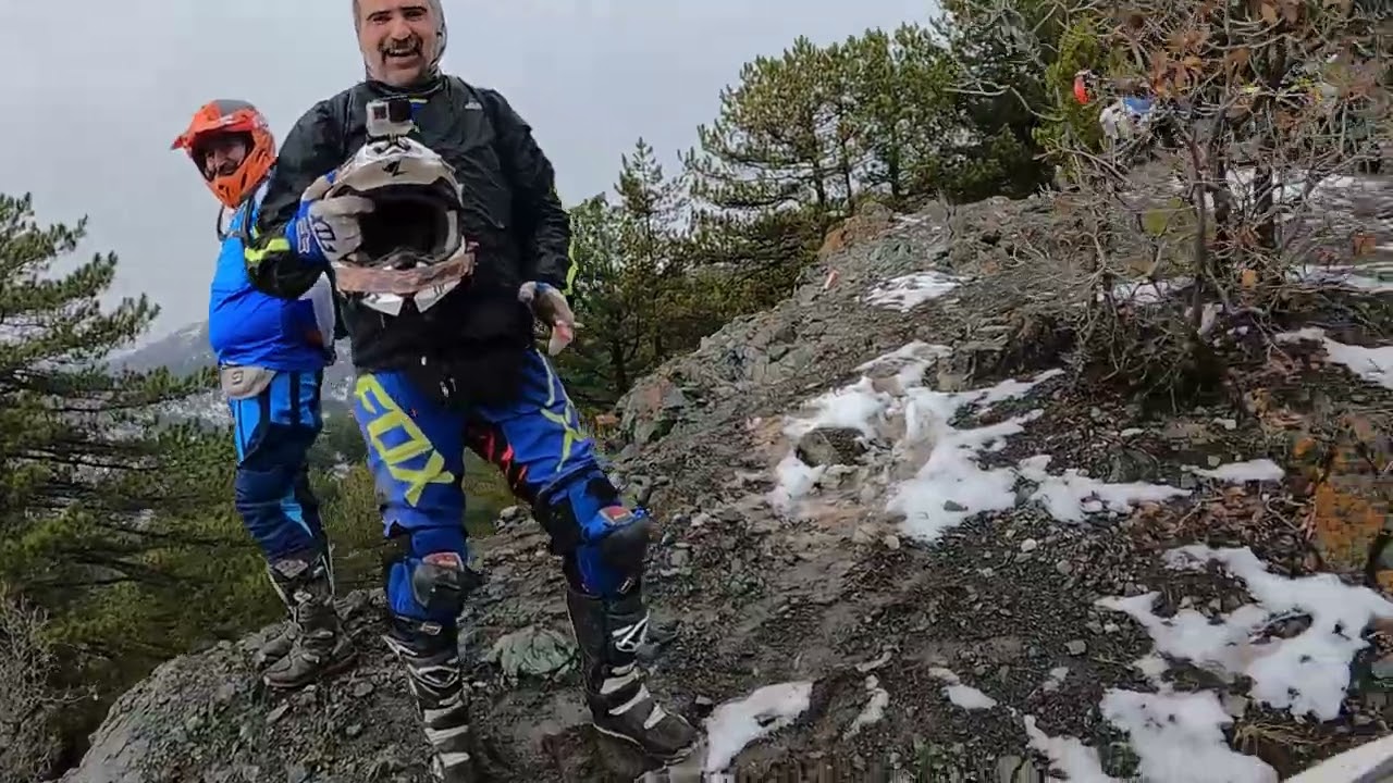 Karlı havada Enduro cross keyfi sungurlu enduro