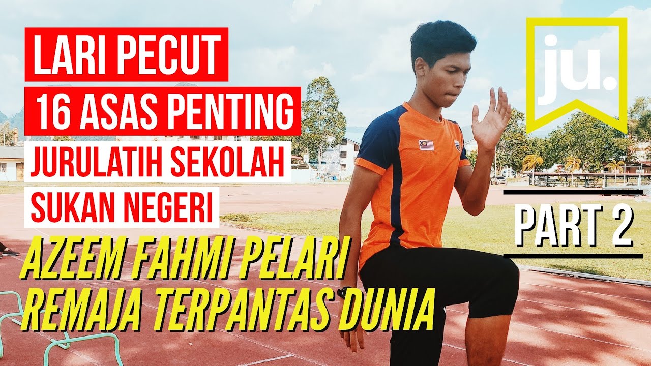 Latihan Asas Lari Pecut Sprinter Azeem Fahmi - PART 2
