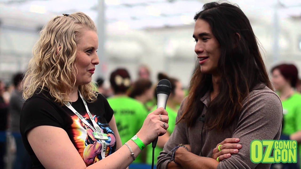 Beck chats with Booboo Stewart  at Oz Comic Con Sydney 2014