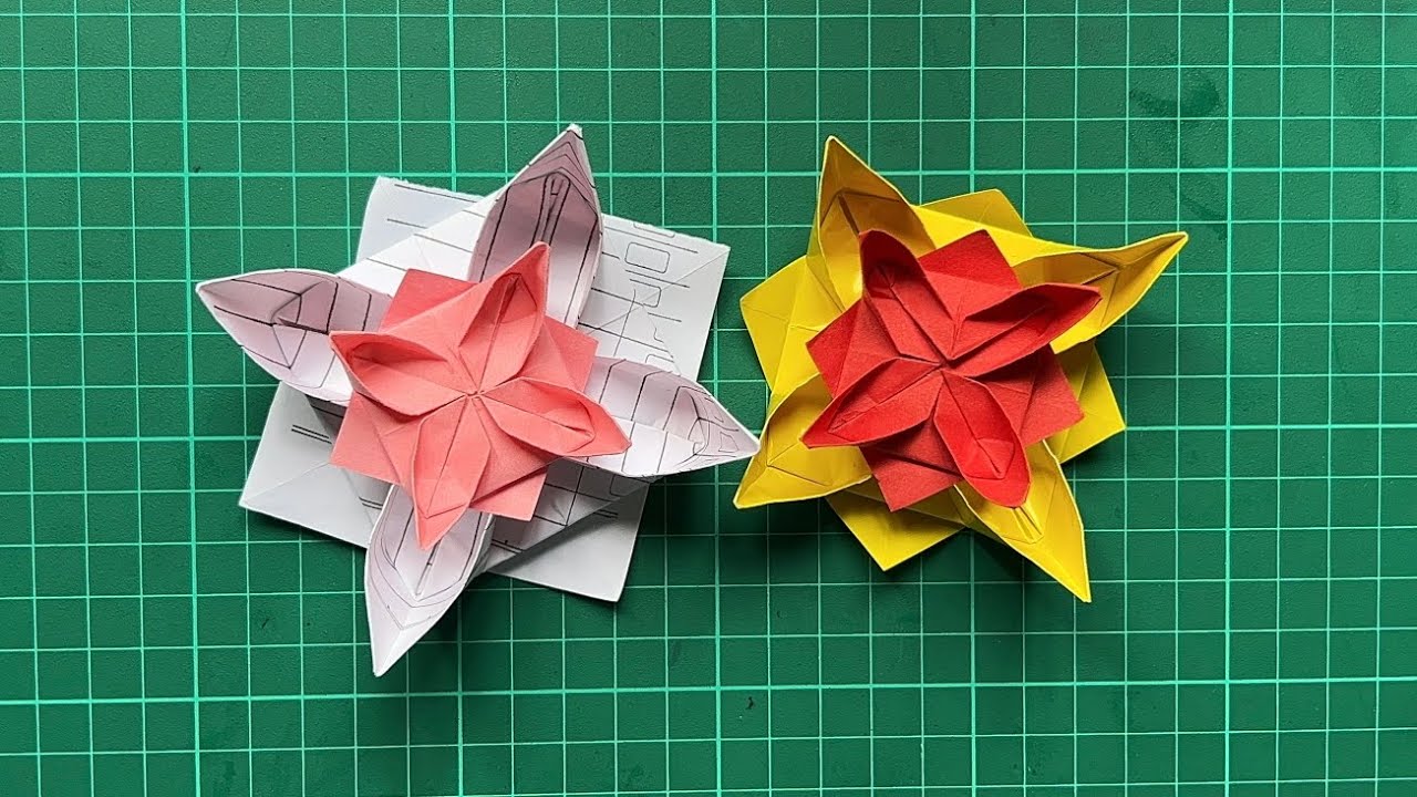 Easy Lotus Flower Origami / Origami Lotus