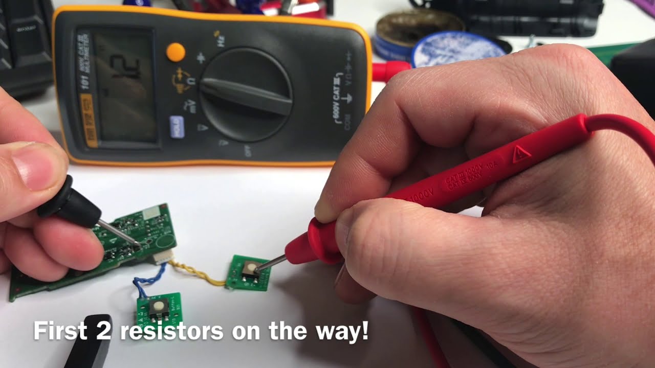 Roborock H6 Repair Mainboard controller board back button