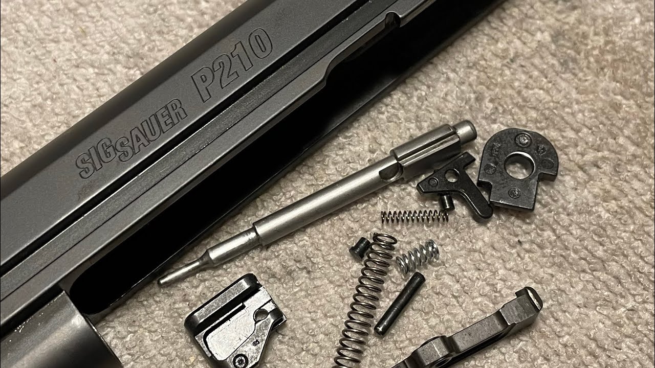 SIG Sauer P210 American Slide Detail Strip Part 1 of 2: Disassembly