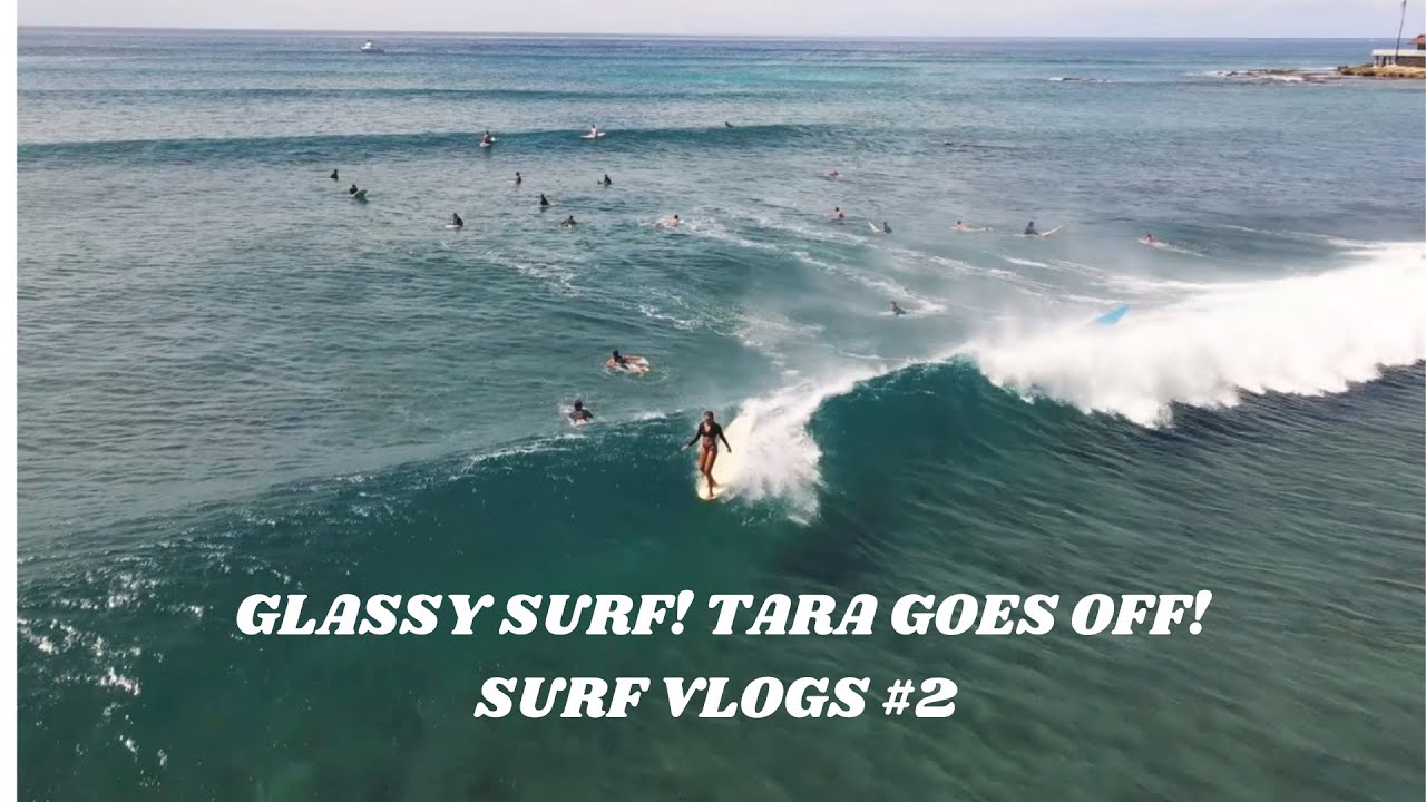 Surfing INSANE Hawaii Waves! - Longboard Surfing / VLOG #2