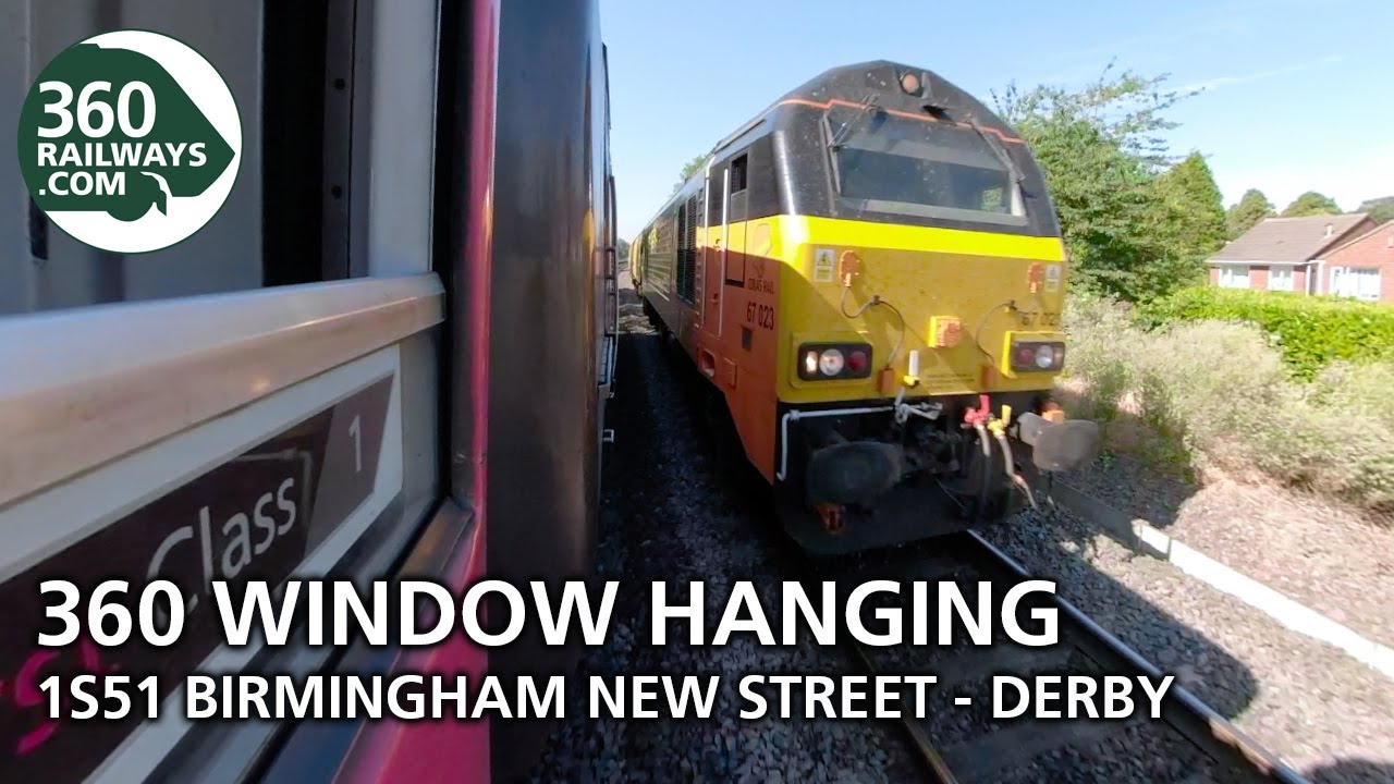 1S51 Birmingham to Derby HST in 360º (View in 4K)