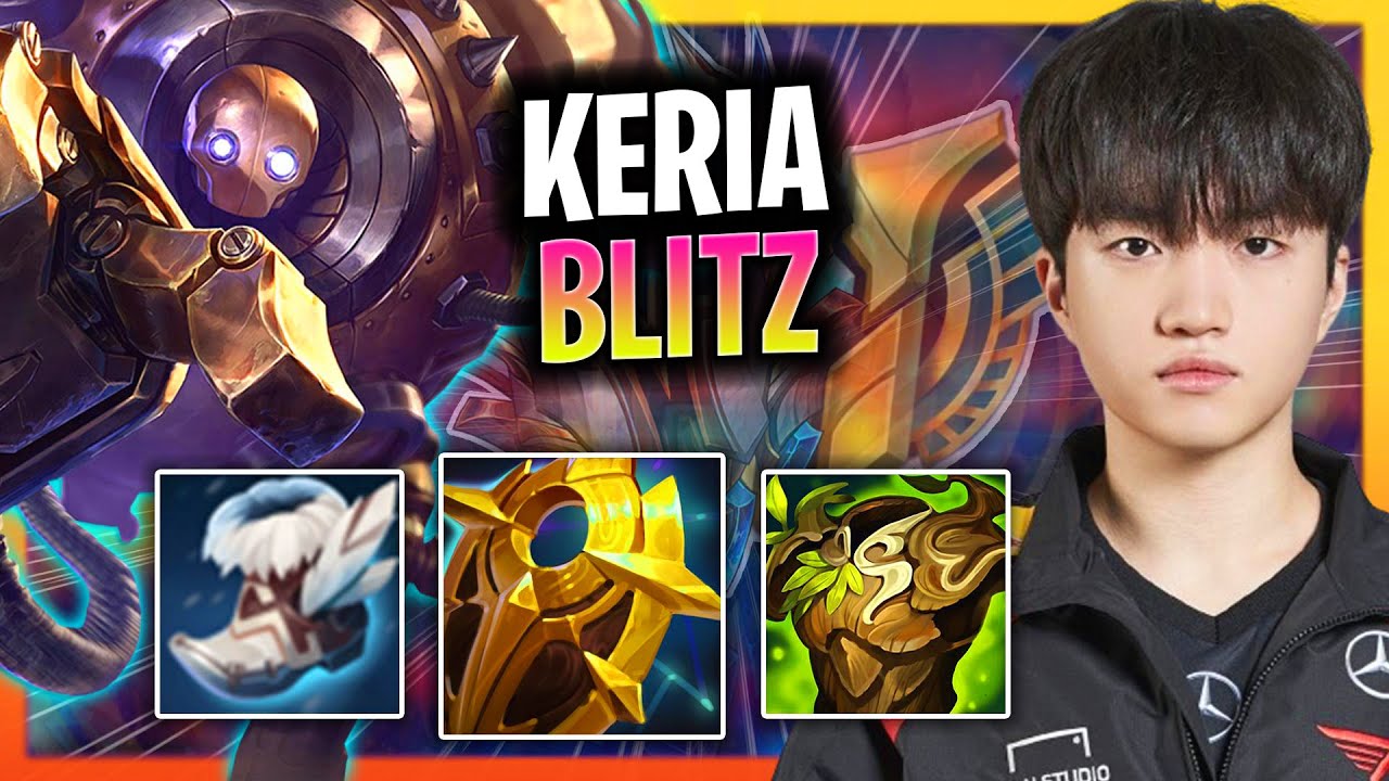 KERIA IS A BEAST WITH BLITZCRANK! | T1 Keria Plays Blitzcrank Support vs Bard!  Season 2024