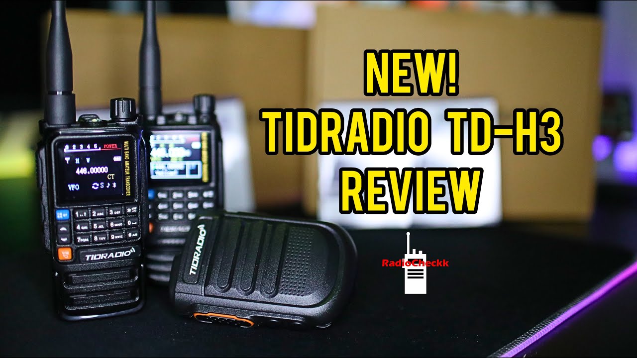 TIDRADIO TD-H3 Plus Review - NEW!