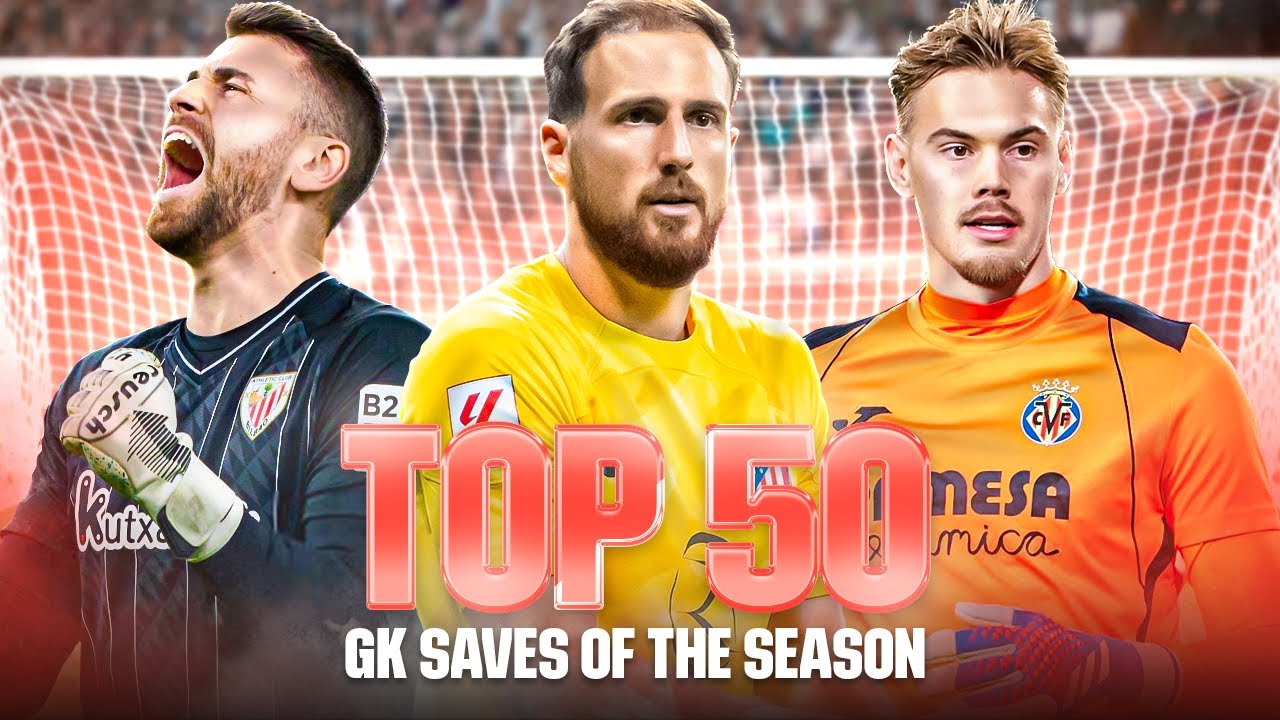¡Las 50 MEJORES PARADAS de LALIGA EA SPORTS 2023/24! ⛔
