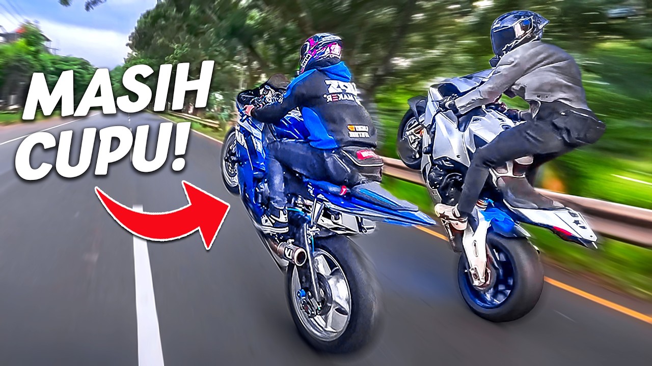Ngajarin Akang MV Wheelie Pake R1M!