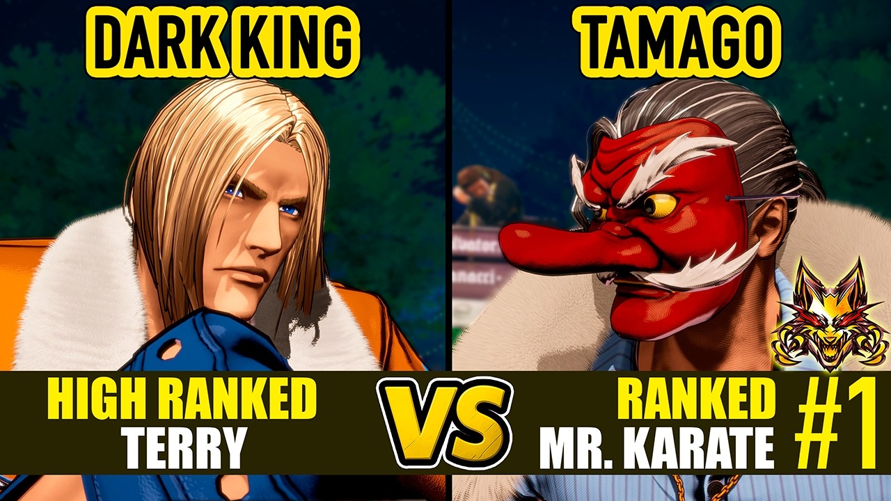 FF COTW ▰ DARK KING (Terry) vs TAMAGO (#1 Ranked Mr. Karate) ▰ High Level Gameplay