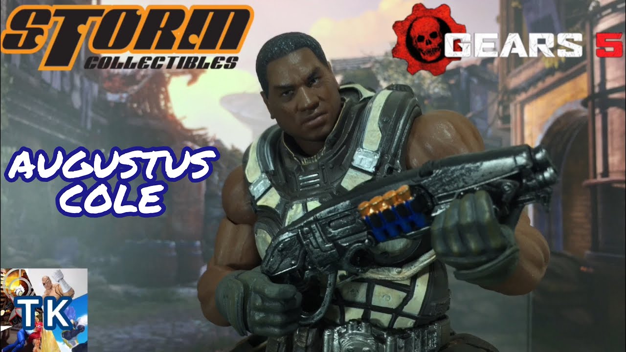 Storm Collectibles Augustus Cole Gears 5 Action Figure Review