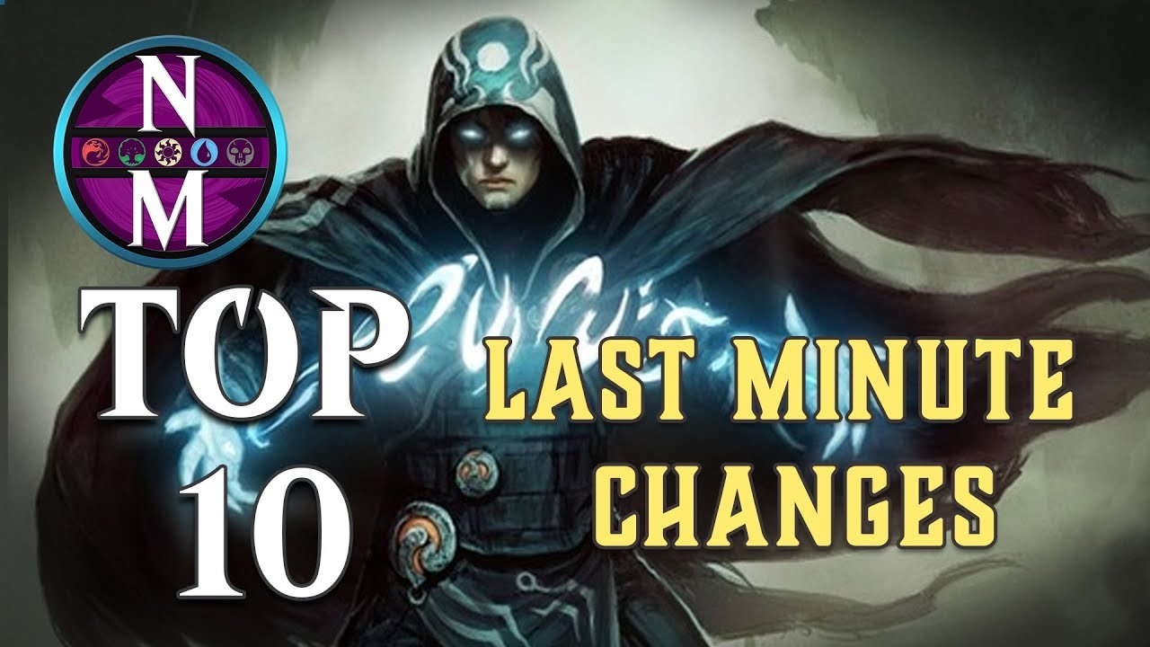 MTG Top 10: LAST MINUTE Design Changes | Magic: the Gathering | Episode 194