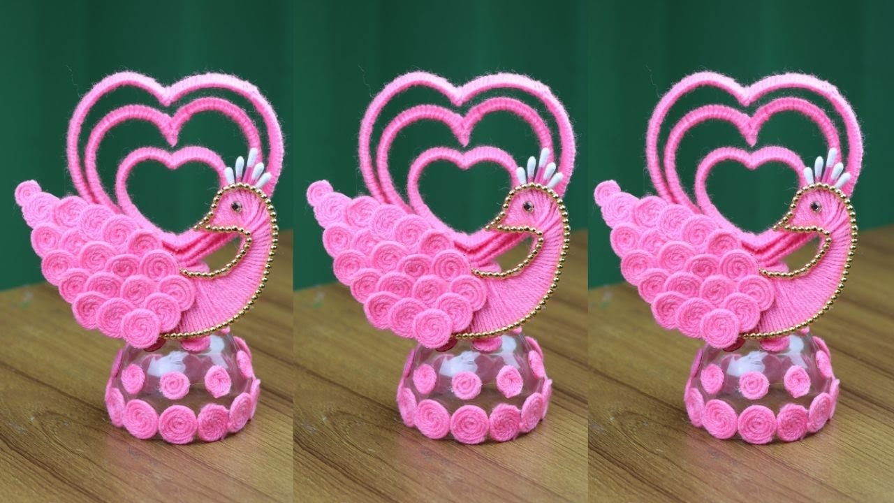 DIY arts and crafts - Plastic bottle craft ideas - Woolen art and craft ideas - Best out of waste