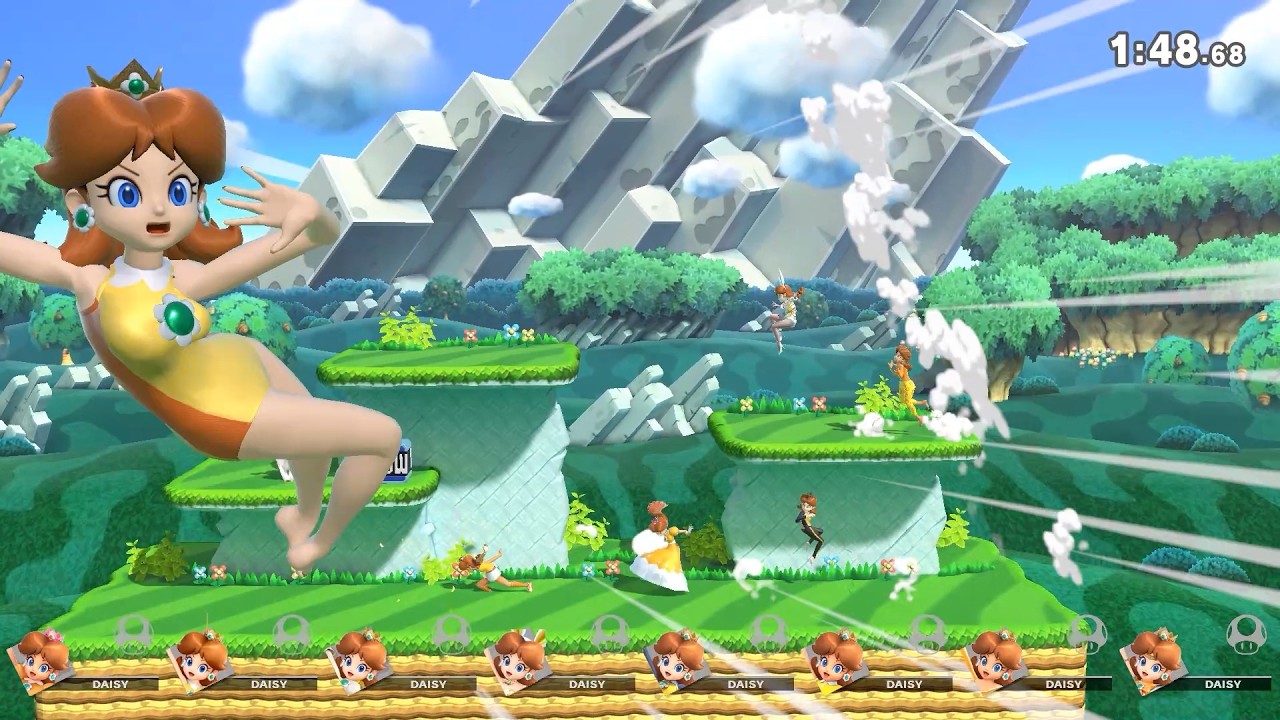 SSBU Mods: 8 Daisies Battle (Only Blast and Screen KO) #4