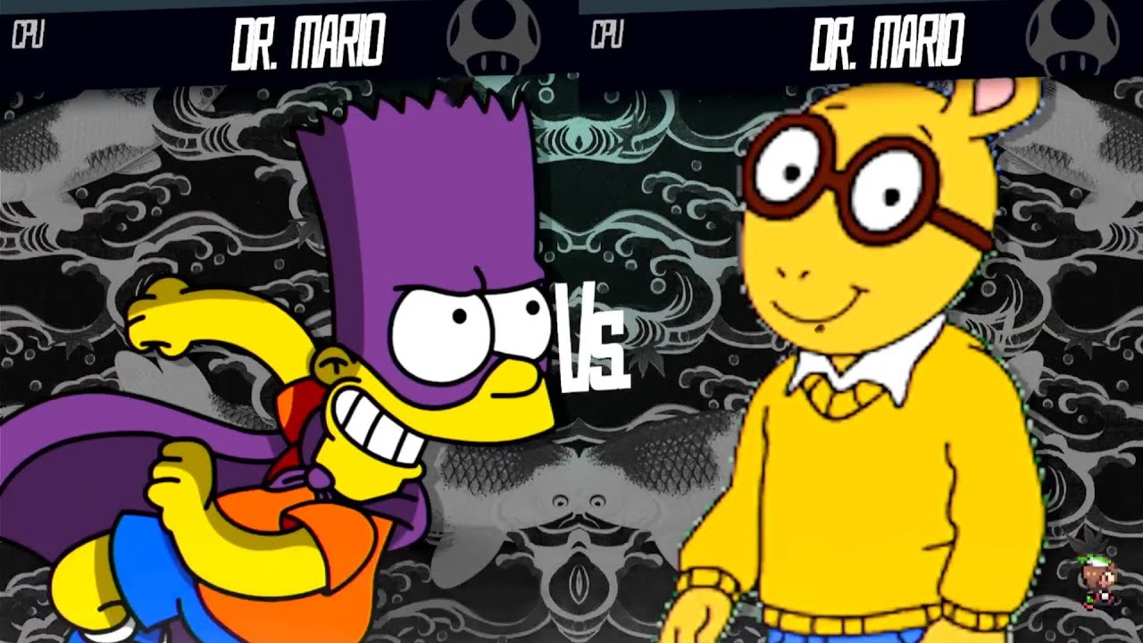 Bartman vs Arthur - Requested Smash Bros Battle