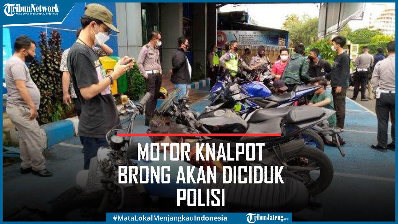 Remaja Pemilik Motor Ini Gigit Jari Lihat Knalpot Brong Dipreteli Polisi
