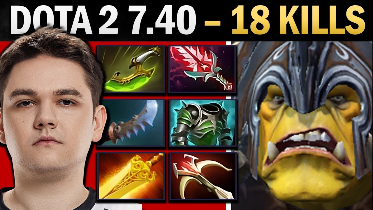 Alchemist Pro Carry with Cuirass and 18 Kills - Dota 2 Gameplay