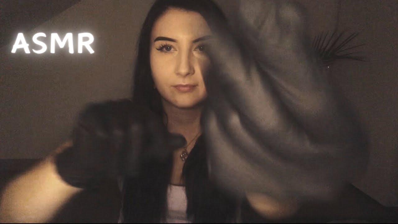 ASMR | FAST AND AGRESSIVE GLOVES SOUNDS WITH HAND MOVEMENTS