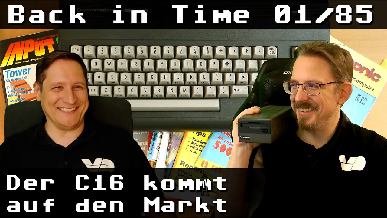 01/85: Der C16 kommt auf den Markt (Back in Time)