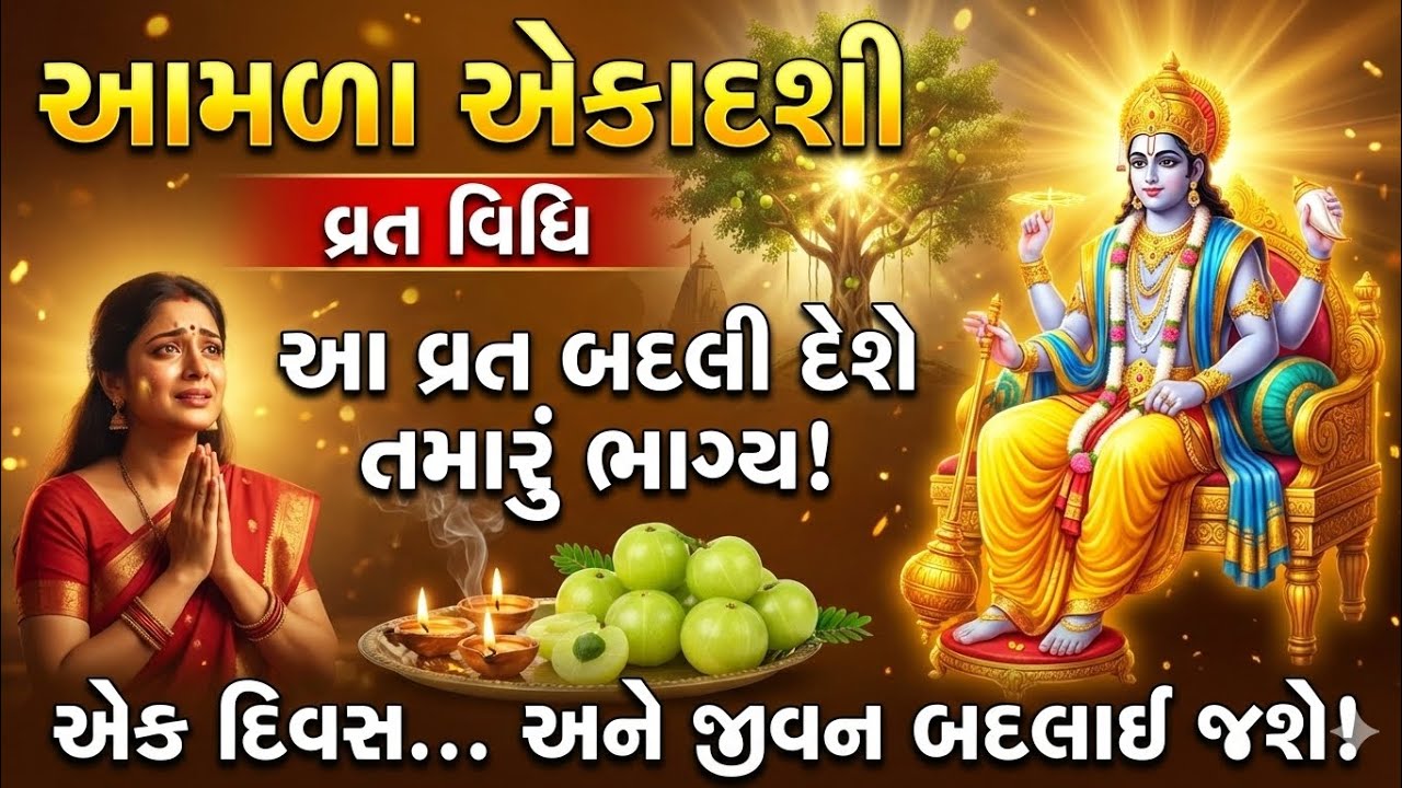 આમળા એકાદશી વ્રત કેવી રીતે કરવું? 🙏 Amla Ekadashi Vrat Vidhi 2026 | Amalaki Ekadashi Gujarati 