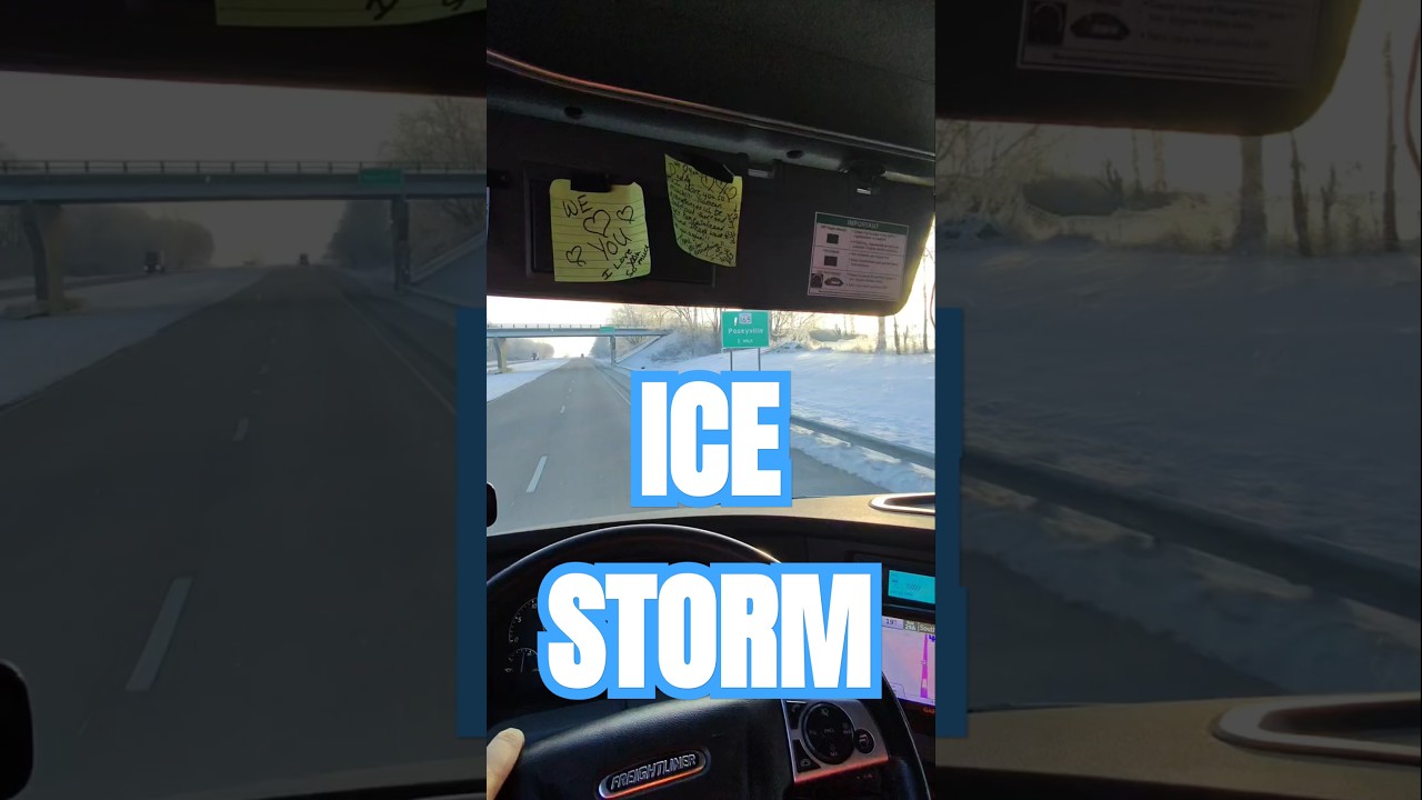 Midwest ice storms look kinda cool in the sunlight.
