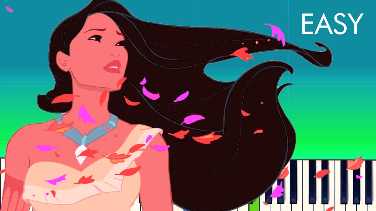 Pocahontas - Colors of the Wind - Piano Tutorial (Easy)