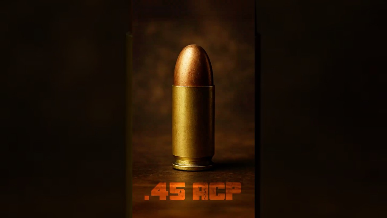 .45 ACP: Ağır Kalibre, G&uuml;&ccedil;l&uuml; Etki #shorts #belgesel