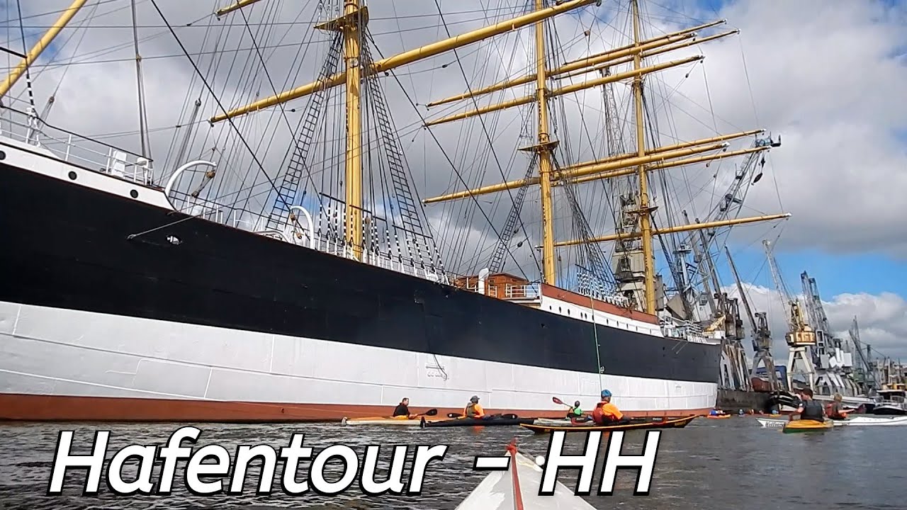 NW-Hamburg Hafentour , die Peking, Köhlbrandbrücke, mit Hafenfaehre 62 nach Finkenwerder
