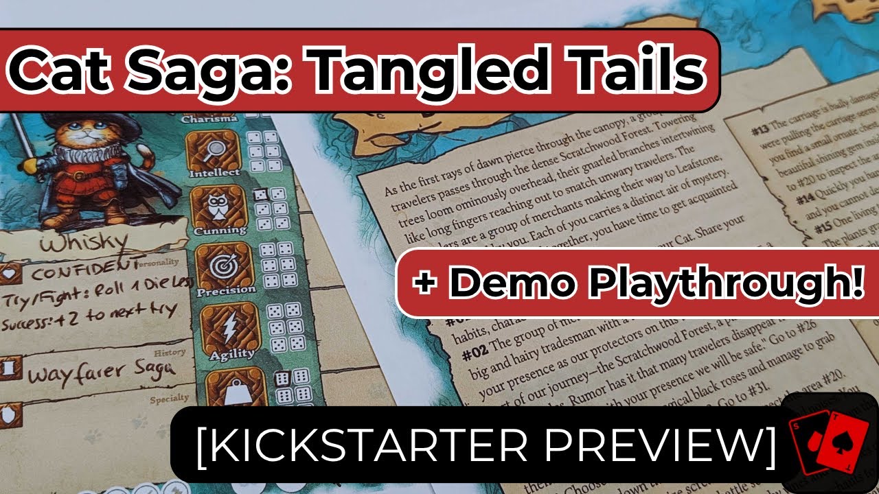 Kickstarter Preview | Cat Saga: Tangled Tails