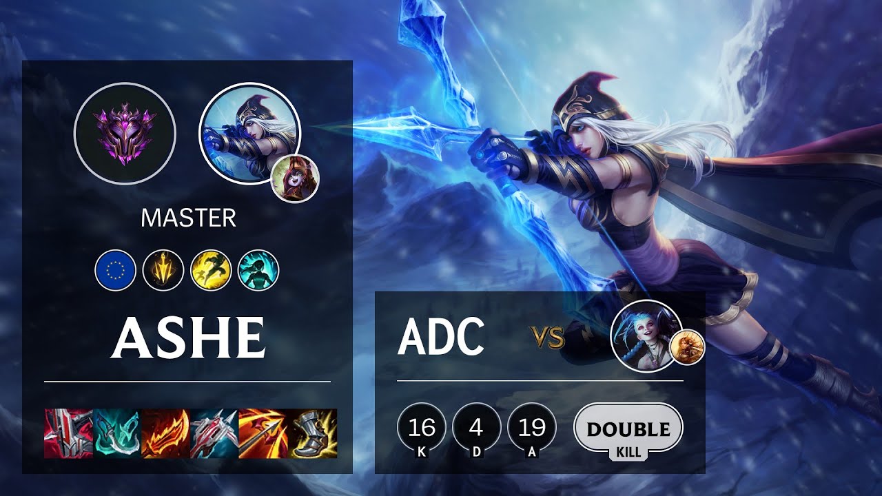 Ashe ADC vs Jinx - EUW Master Patch 11.24