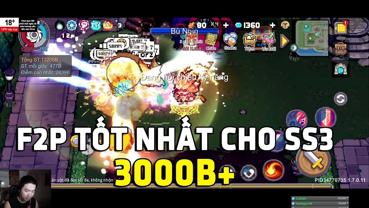 Build Pháp Sư Nguyên Tố 3000B F2P Cho Người Mới Soul Knight Prequel #Myth