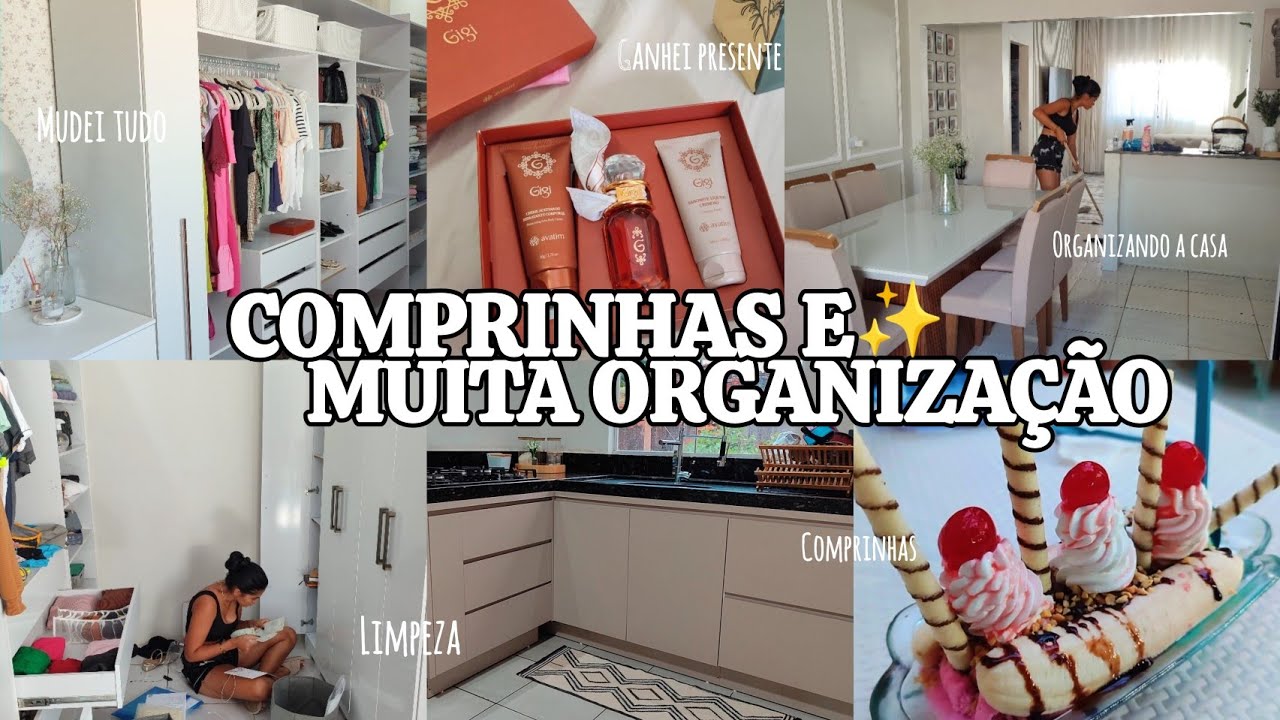 COMPRINHAS E ORGANIZAÇÃO ✨ organizando o closet, MUDANÇAS, ROTINA DE DONA DE CASA ❤️