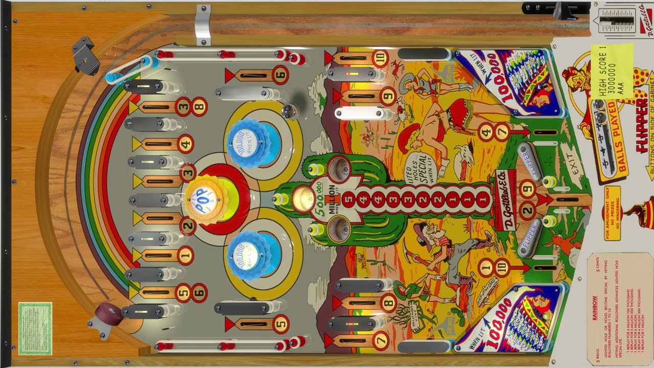 Rainbow (Gottlieb 1956) VPX