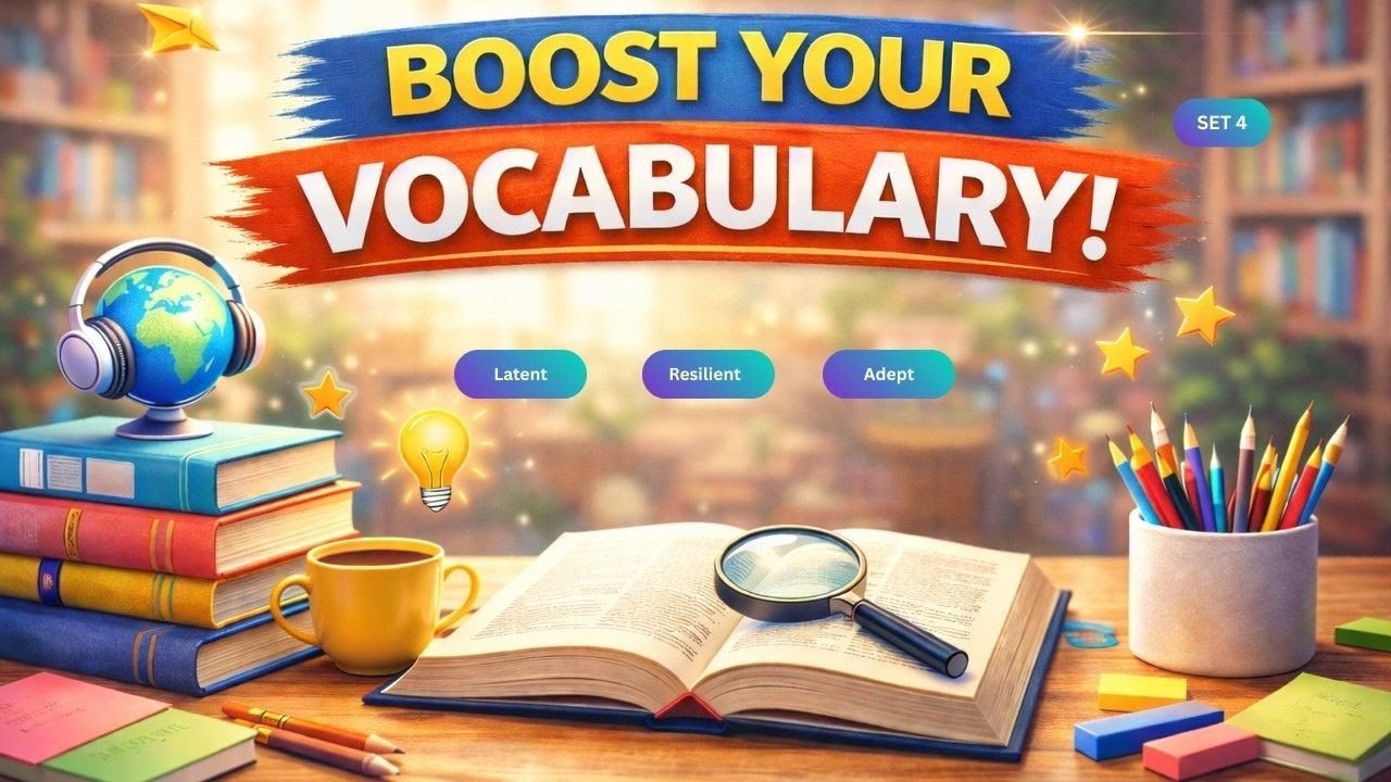 Can you get 12/15 in this Vocabulary Quiz? | Quiz Challenge | Boost Your Vocabulary| Set 4