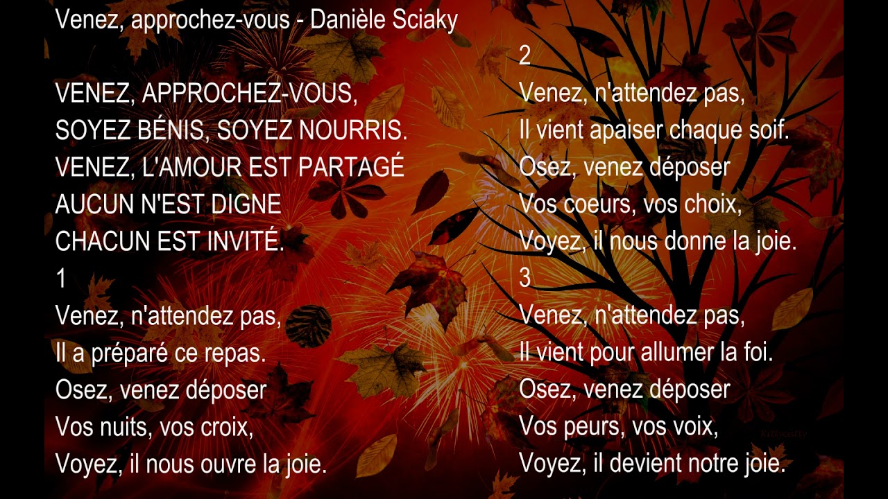 Venez, Approchez-Vous - Danièle Sciaky