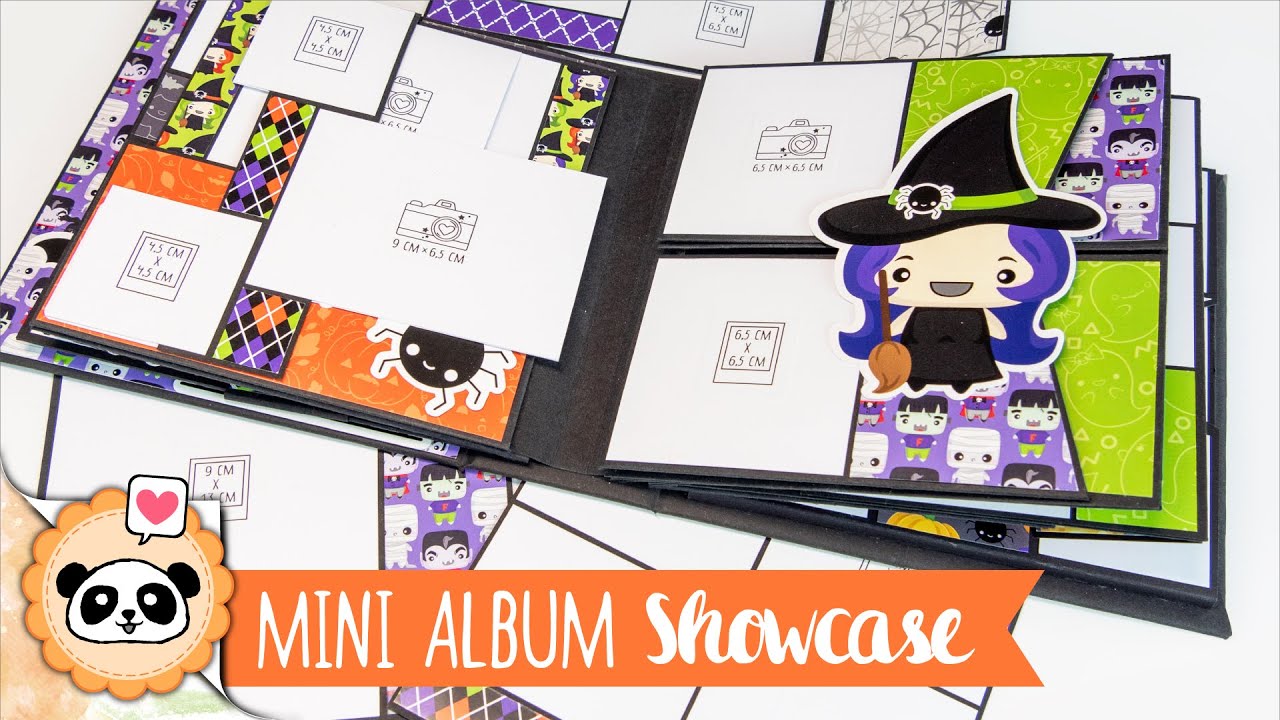 Mini-Album SHOWCASE mit NEUEM LAYOUT | Kollektion Geisterstunde | Sammyfim | DEUTSCH