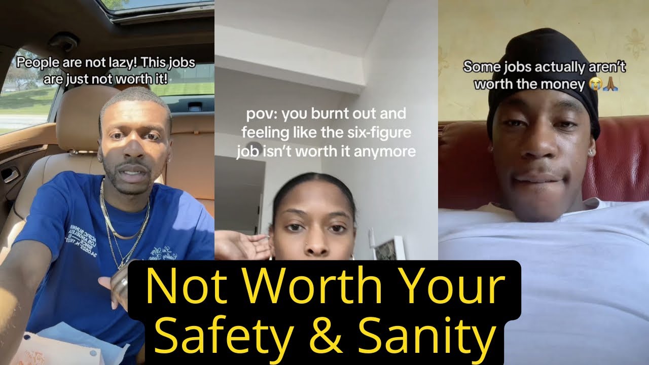 People are tired of working | These Jobs Are Not Worth Your Safety And Sanity | TikTok Rants