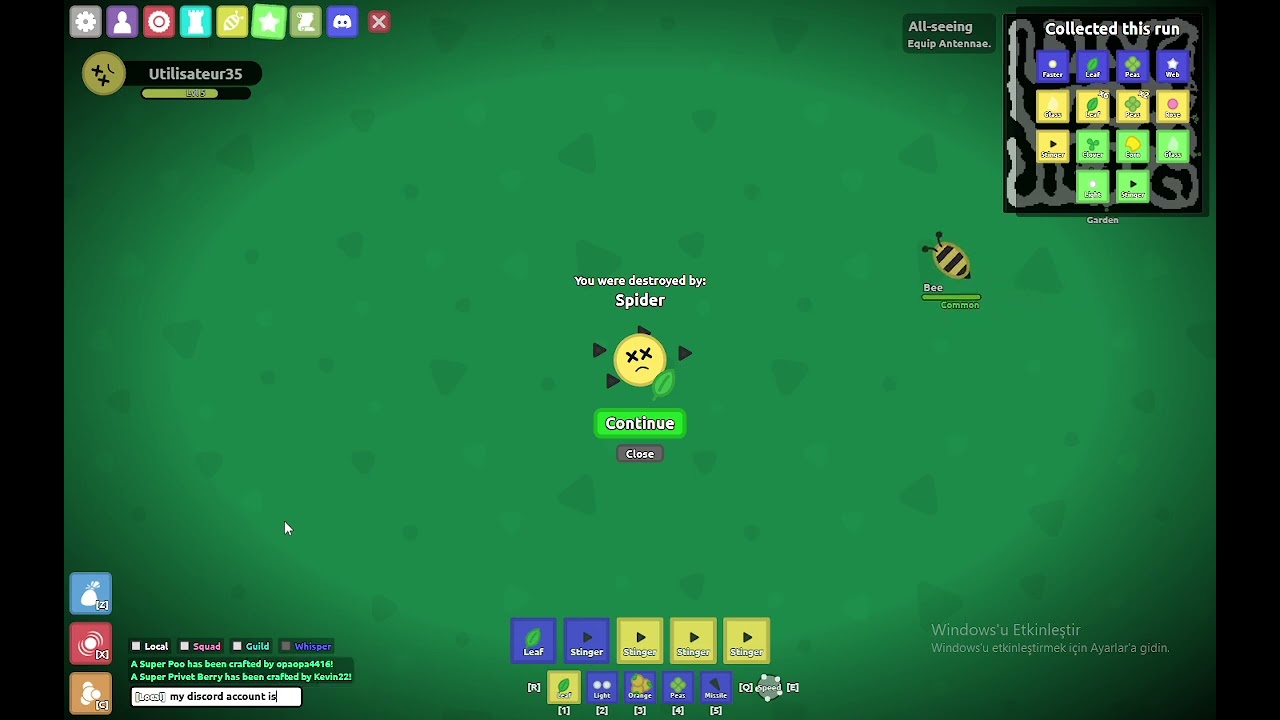 i quitting florr.io on my old account but i starting to play florr.io on my alt account - Florr.io