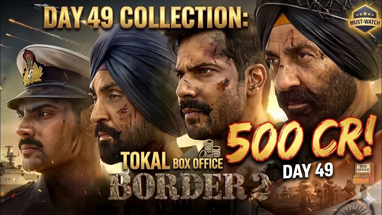 🎖️ Border 2 Day 49 Box Office Collection | Sunny Deol’s War Epic Final Stretch! #border2 #boxoffice