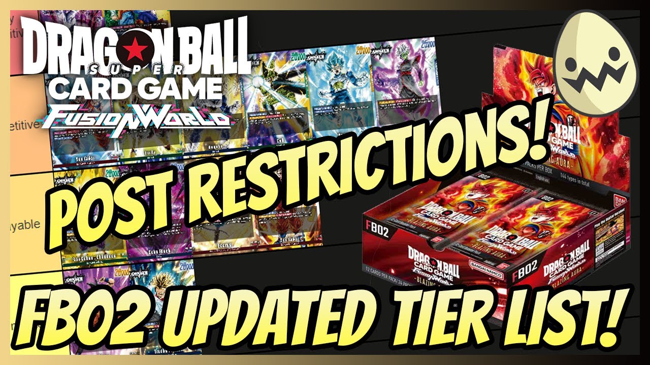 Dragon Ball Super Fusion World: Post Restriction Tier List! FB02.5!