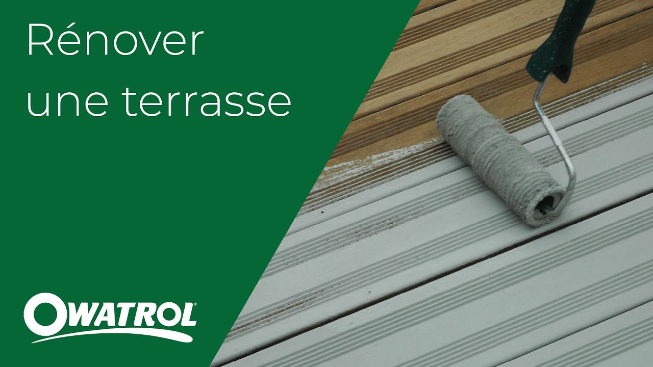 Comment r&eacute;nover et repeindre une terrasse en bois ? | Owatrol