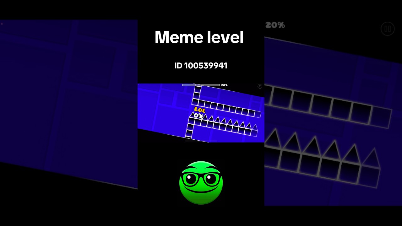 Geometry dash meme level #geometrydash #gd #gdupdate #geometrydashmemes #shorts