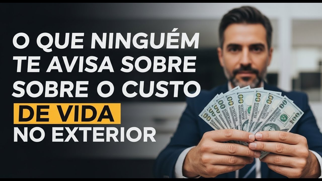 O que ninguém te Avisa sobre CUSTO de VIDA no EXTERIOR.