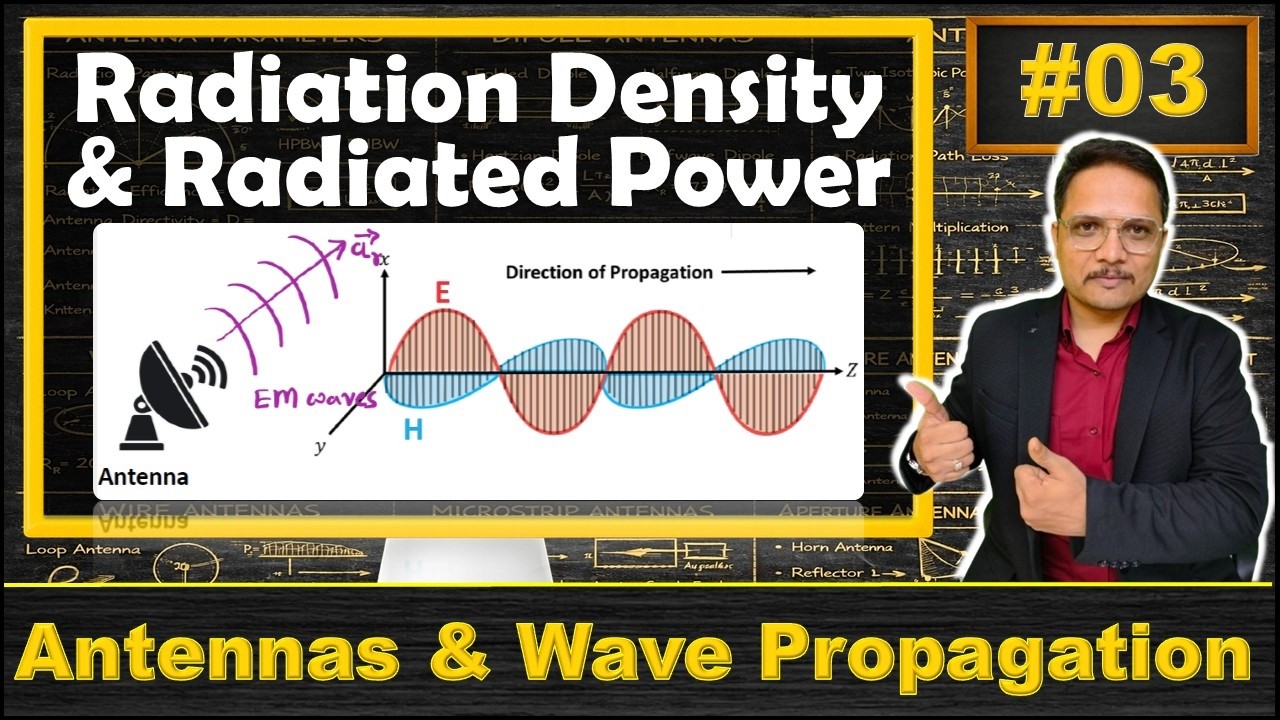 Radiation Density and Radiated Power of Antenna | Antenna Parameters | Engineering Funda
