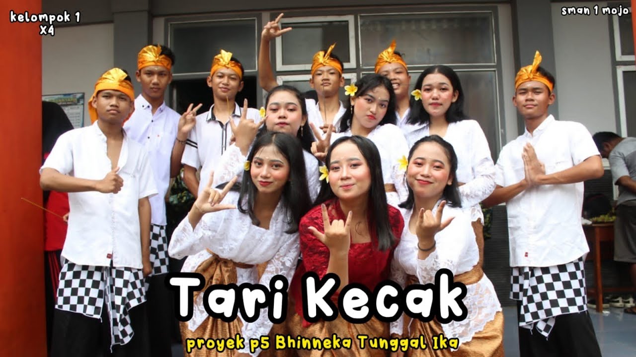 Proyek P5 Tari Kecak X-4 SMAN 1 MOJO